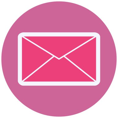 message web icon simple illustration