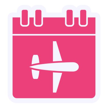 Takvim simgesi, vektör çizimi