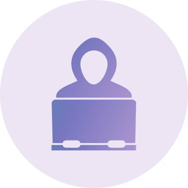 Hacker Vektör Simge Tasarımı 