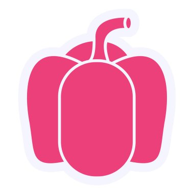 Capsicum Vector lyph Icon Design