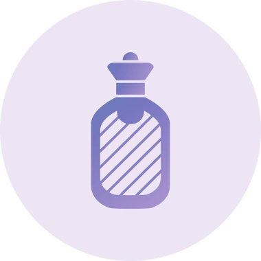 Sıcak Su simgesinin vektör illüstrasyonu