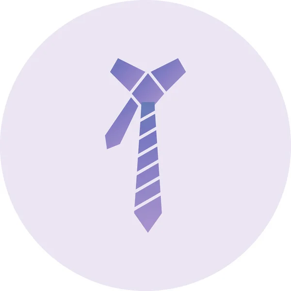 Tie Vector Glyph Icon Design — Image vectorielle