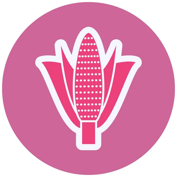 Кукурудзяний Векторний Ліф Дизайн Іконок — стоковий вектор