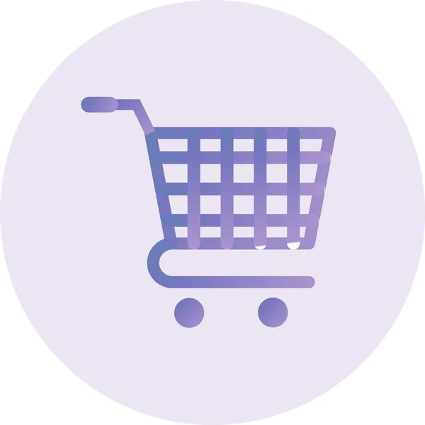 Shopping Cart Icon Simple Illustration — Stockový vektor