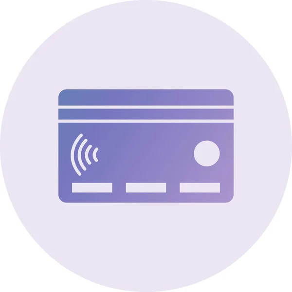 Credit Card Web Icon Illustration — Vetor de Stock