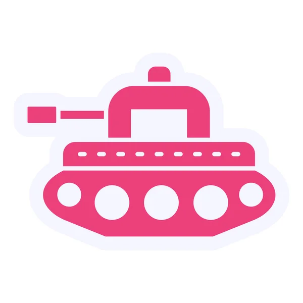 Tank Web Icon Vektor Illustration — Stockvektor