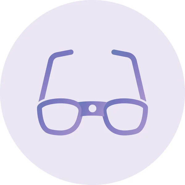 Óculos Inteligentes Vector Glyph Icon Design — Vetor de Stock