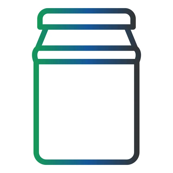 Jar Web Icon Vektor Illustration — Stockvektor