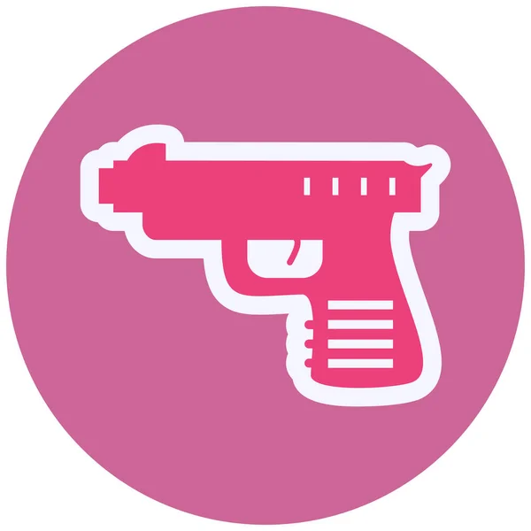 Weapon Icon Web Simple Illustration — Stock Vector
