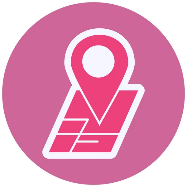 Location Pin Map Web Illustration — Wektor stockowy