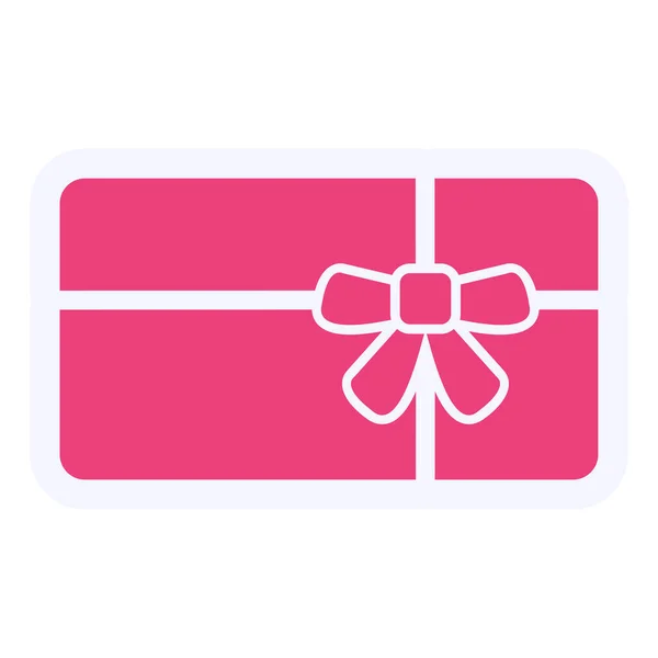 Gift Card Icon Vector Illustration Design — Archivo Imágenes Vectoriales