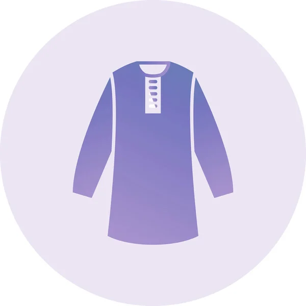 Clothes Web Icon Vector Illustration — Vettoriale Stock