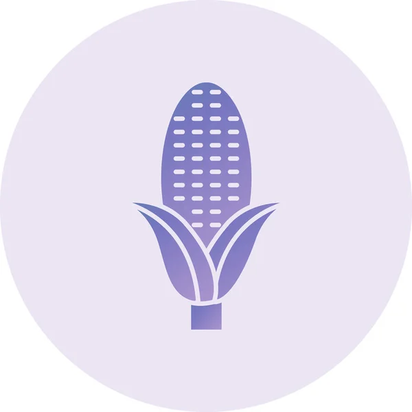 Corn Vector Glyph Icon Design — Stockvektor