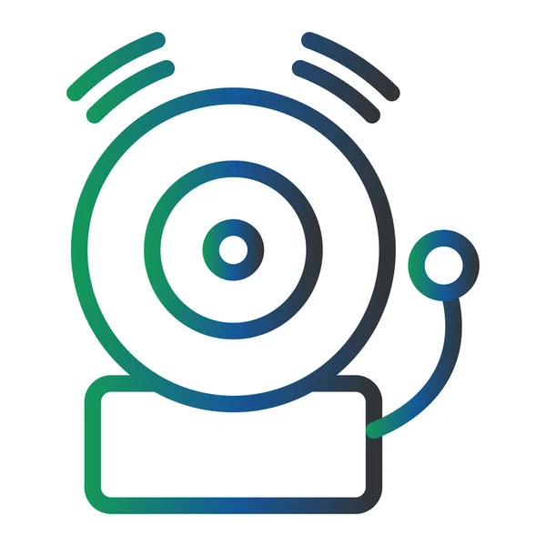 Buzzer Vector Glyph Icon Design — Image vectorielle