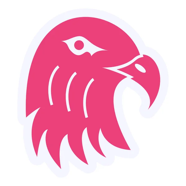 Eagle Web Icon Vector Illustration — Stockvektor