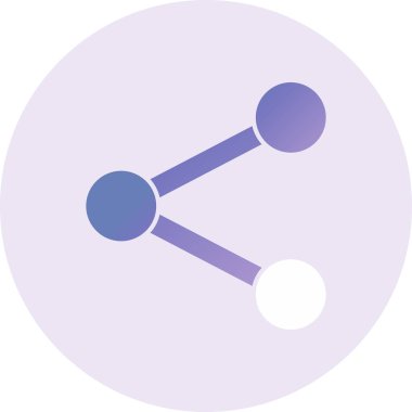 paylaşımlı simge vektör illüstrasyonu