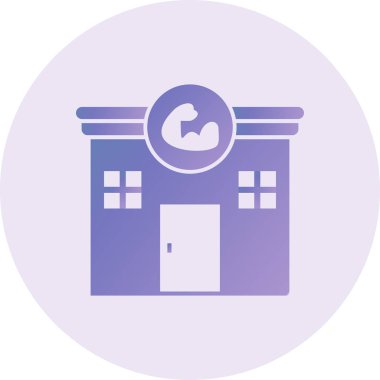 vector illustration of Gym