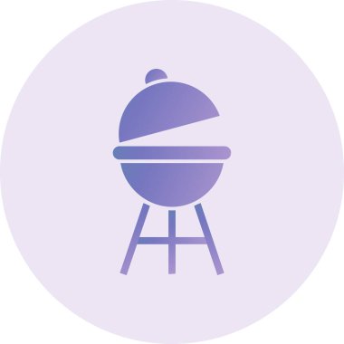 Izgara ikonu vektör illüstrasyonu 