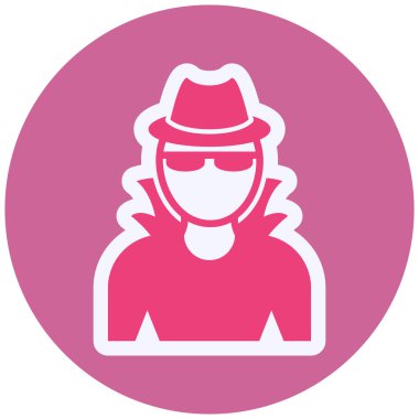 Casus Vektör Kabartma Simgesi Tasarımı