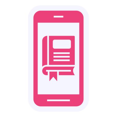 Booking mobile application icon vector illustration