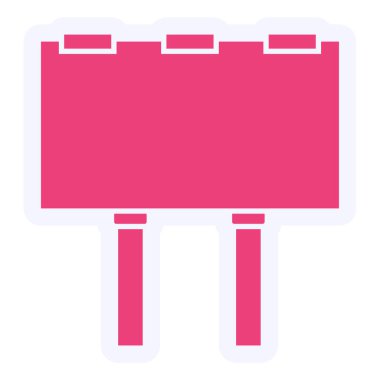 Fatura tahtası. Web simgesi basit illüstrasyon