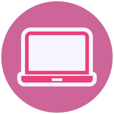 Bilgisayar. Web simgesi vektör illüstrasyonu