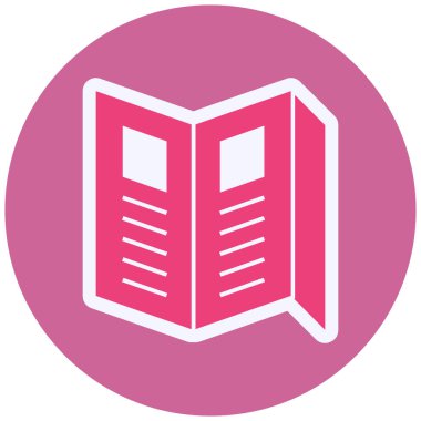 Broşür Vektörü Sembol Tasarımı