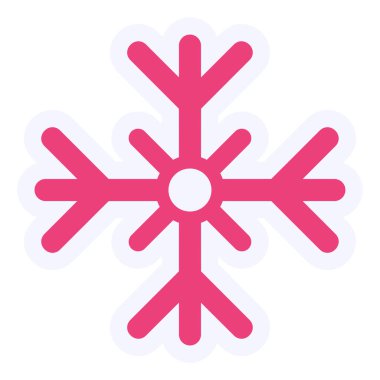 beautiful snowflake. web icon illustation