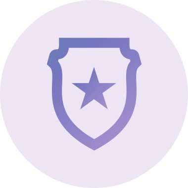 kalkan simgesi, vektör illüstrasyonu