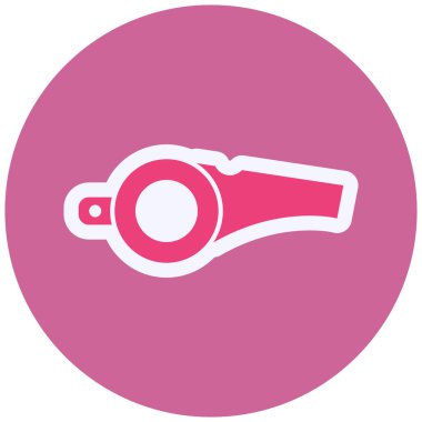 düdük vektör simgesi modern basit illüstrasyon 