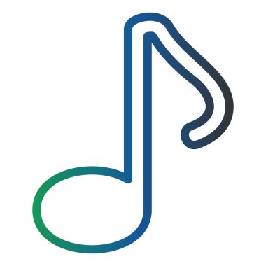 Müzik çalar simgesinin vektör illüstrasyonu