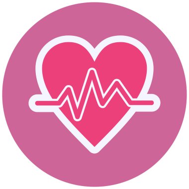 Günlük Sağlık Vektörü Kabartma Simgesi Tasarımı 