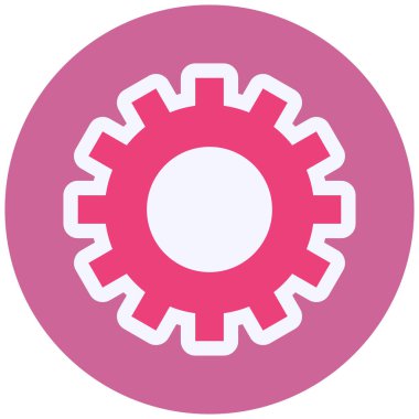 Ayarlar. Web simgesi basit illüstrasyon