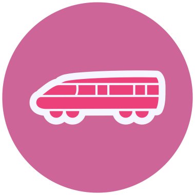 Tren web simge vektör çizim