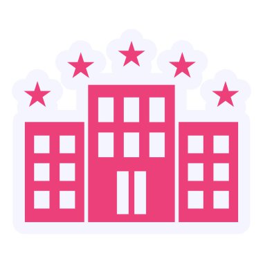 hotel vektör çizim