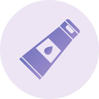 make up bottle, web icon simple illustration