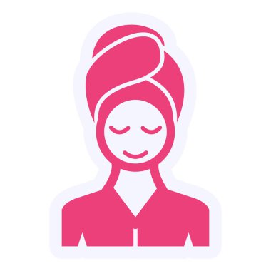 Güzellik Tedavi Vektörü Sembol Tasarımı 