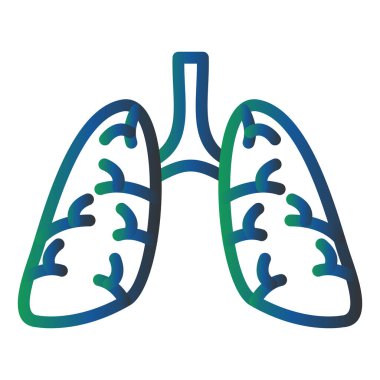  Lungs Vector Glyph Icon Design