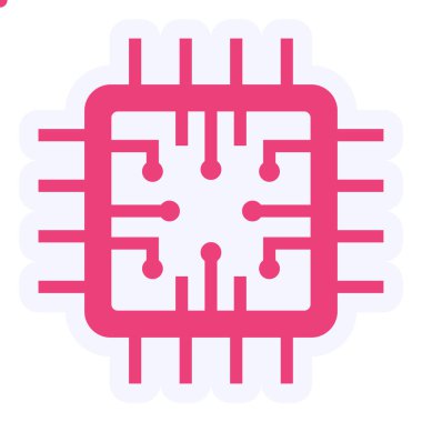 vector illustration of modern Circuit  icon