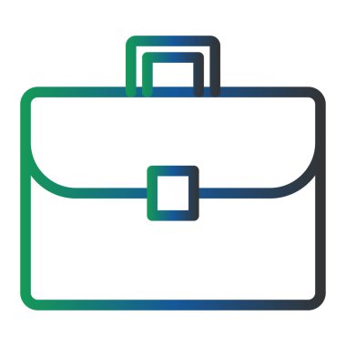 briefcase, web icon simple illustration