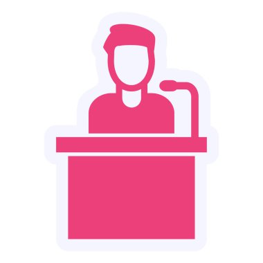 konuşma simgesi vektör illüstrasyonu