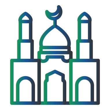 Cami. Web simgesi basit tasarım