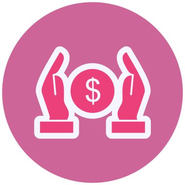 para simgesi kurtarma vektör çizim 