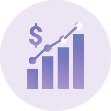 Grafik. Web simgesi basit illüstrasyon 