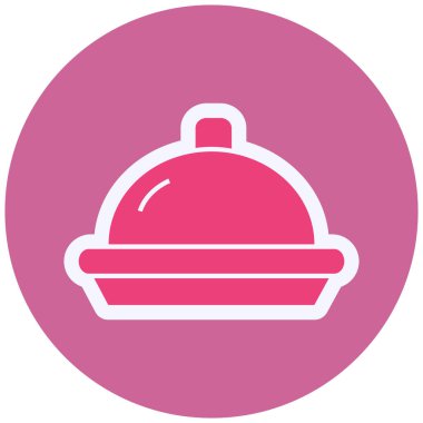 Food Tray icon, simple web illustration 