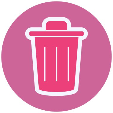 Garbage Vector Glyph Icon Design