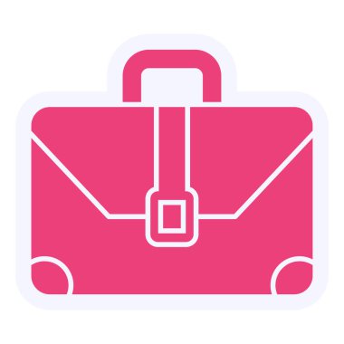 briefcase, web icon simple illustration