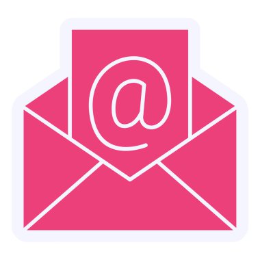 Mektup. Web simgesi basit illüstrasyon 