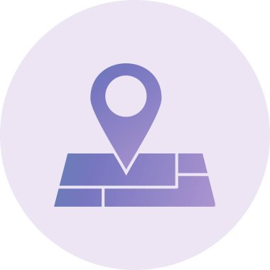 simple web illustration of location icon