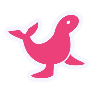 Web simgesi vektör illüstrasyonunu mühürle